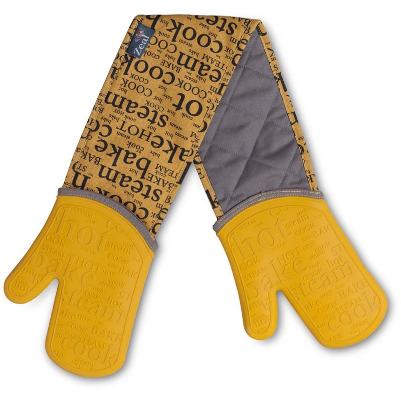 Zeal Silicone Double Oven Glove Mustard