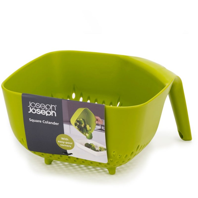 Joseph Joseph Square Colander Stackable Green