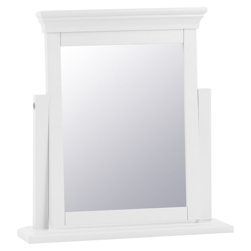 Sorrento White Trinket Mirror