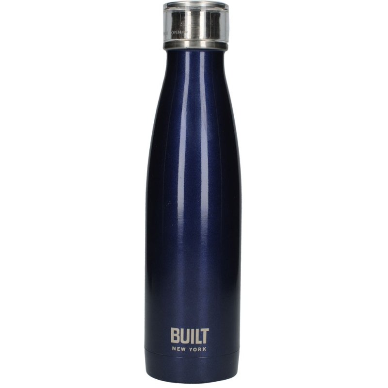 17oz Double Walled Stainless Steel Water Bottle Midnight Blue