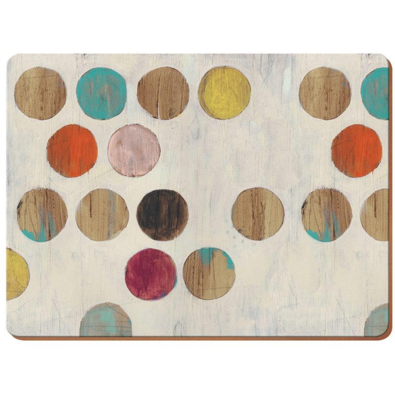 Creative Tops Retro Spots Large Placemats Pack of 4