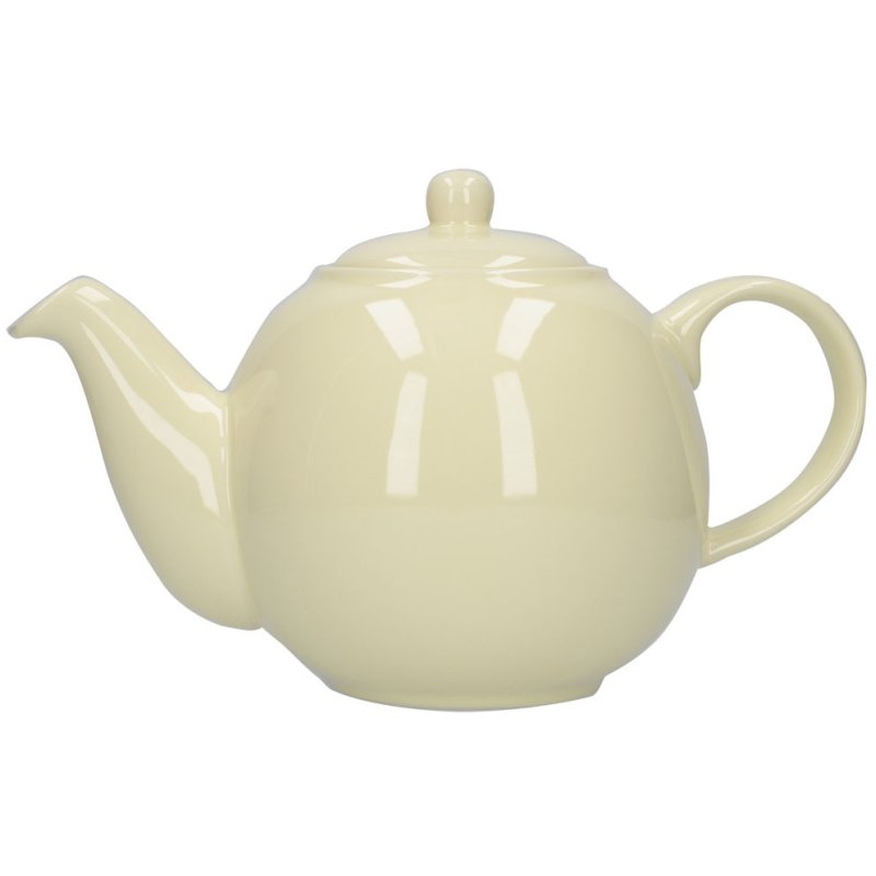 London Pottery Globe 6 Cup Teapot Ivory