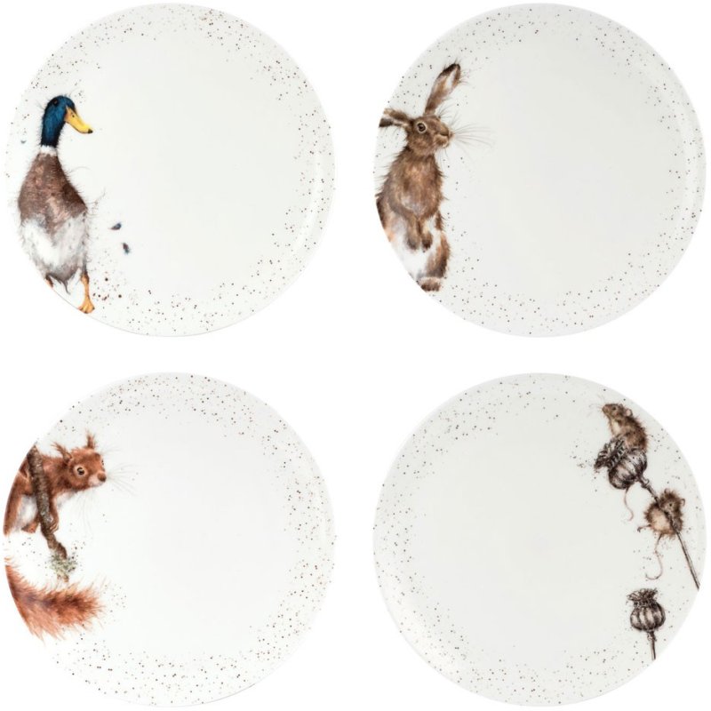 Wrendale 10.5' Coupe Plate Set of 4