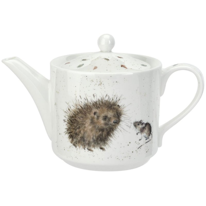 Wrendale 1Pt Teapot Hedgehog and Mouse