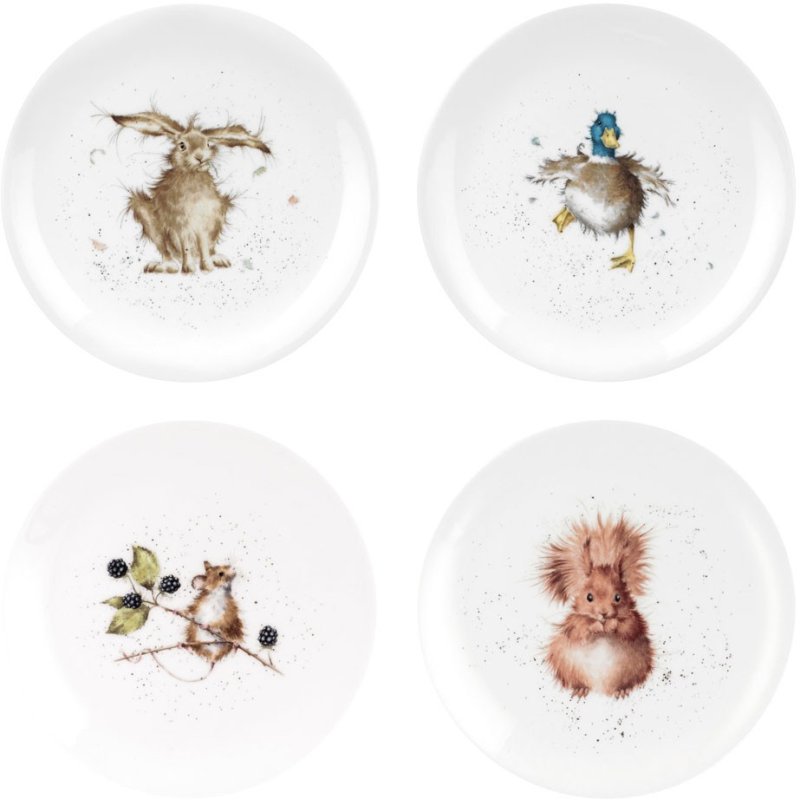 Wrendale 8' Coupe Plates Set of 4