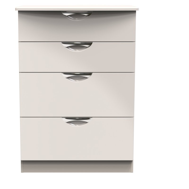 Carrie 4 Drawer Deep Chest front on image of the chest on a white background