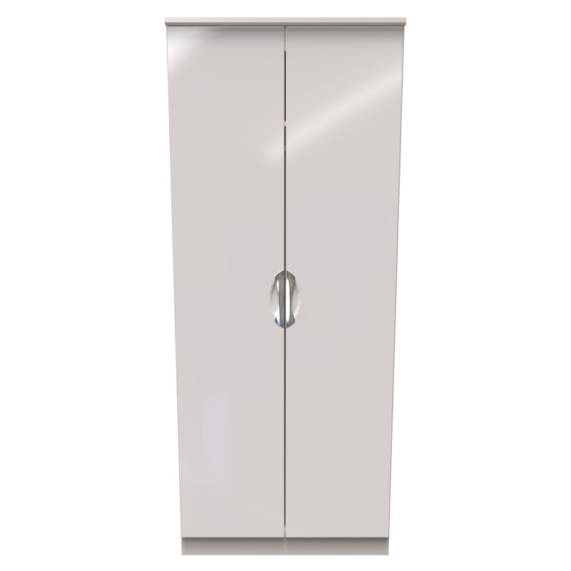 Carrie 2ft 6in Plain Wardrobe front on image of the wardrobe on a white background