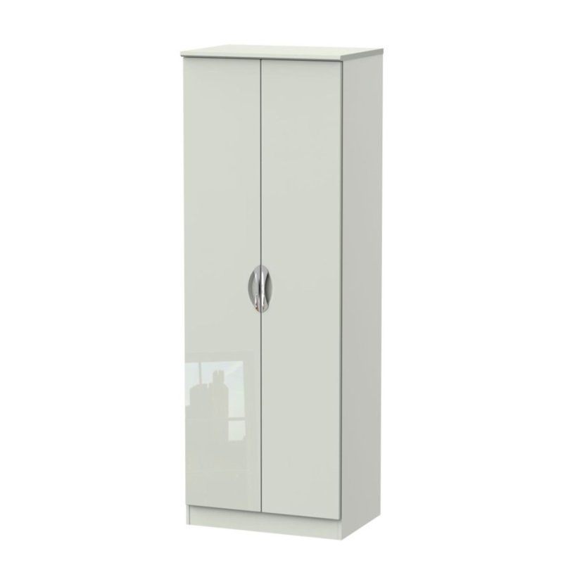 Carrie Tall 2ft 6in 2 Double Hanging Wardrobe image of the wardrobe on a white background