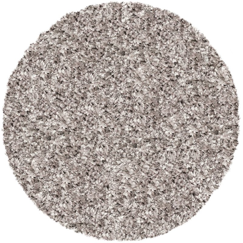 Twilight Silver Circular Rug