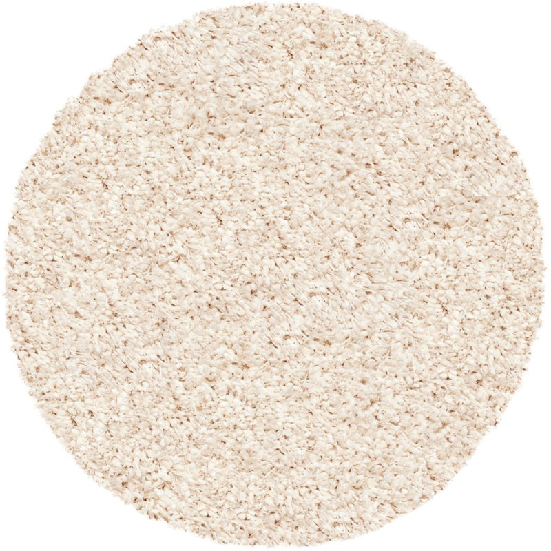 Twilight Light Cream Circular Rug