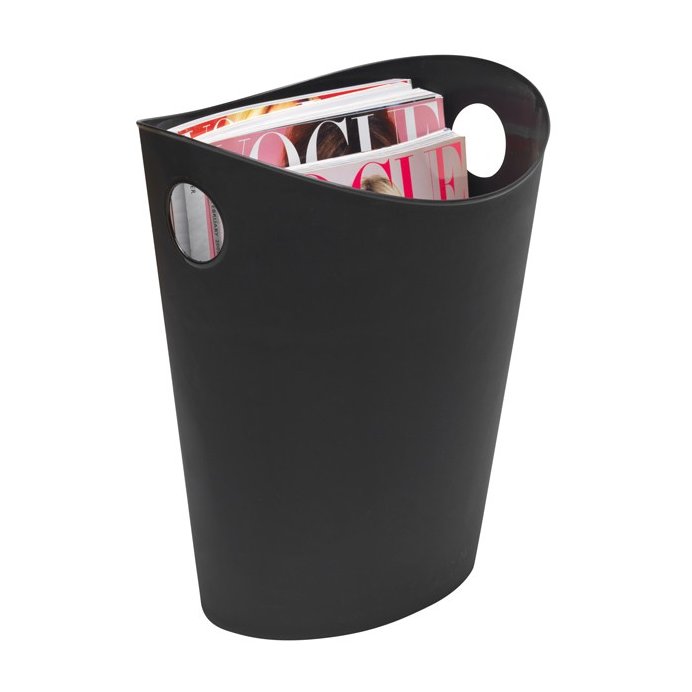 Addis Waste Paper Bin Black Aldiss of Norfolk