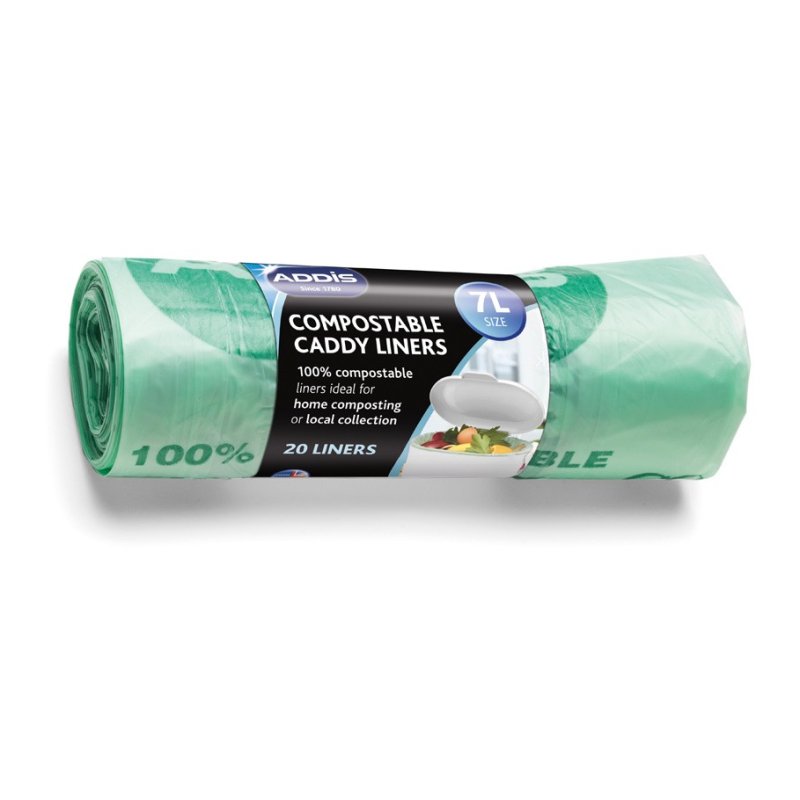 Compostable Caddy Liners Green