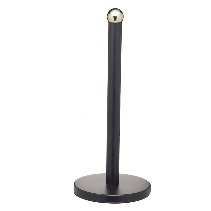 MasterClass Black and Brass Kitchen Roll Holder