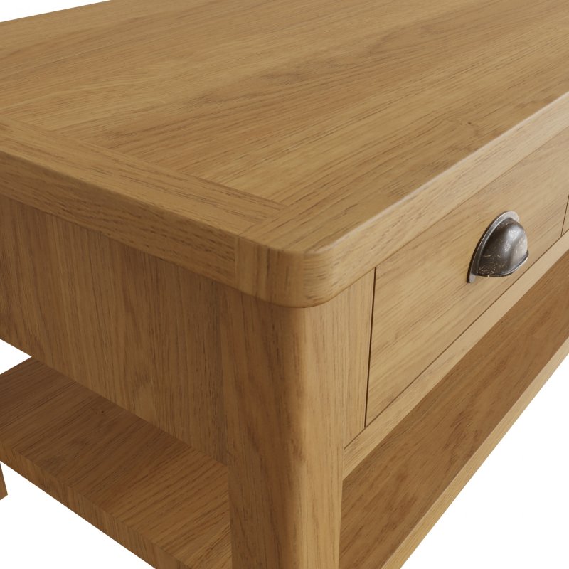 Large oak cheap side table