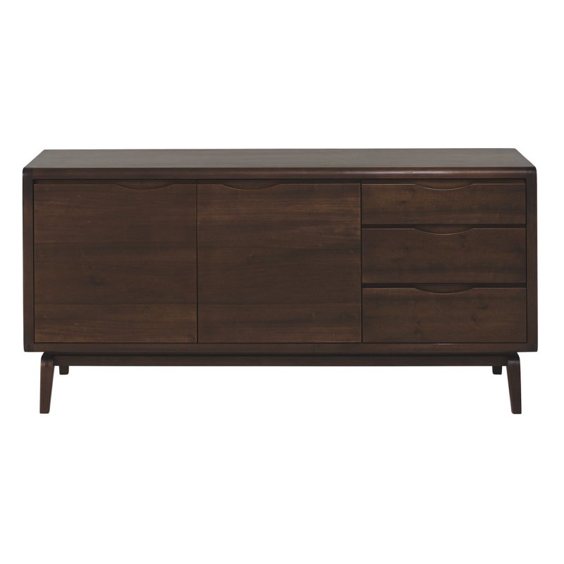 Ercol Lugo Large Sideboard front on image of the sideboard on a white background