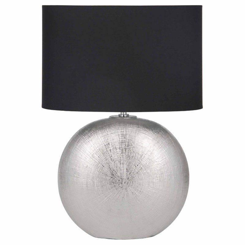 Silver Ceramic Lamp