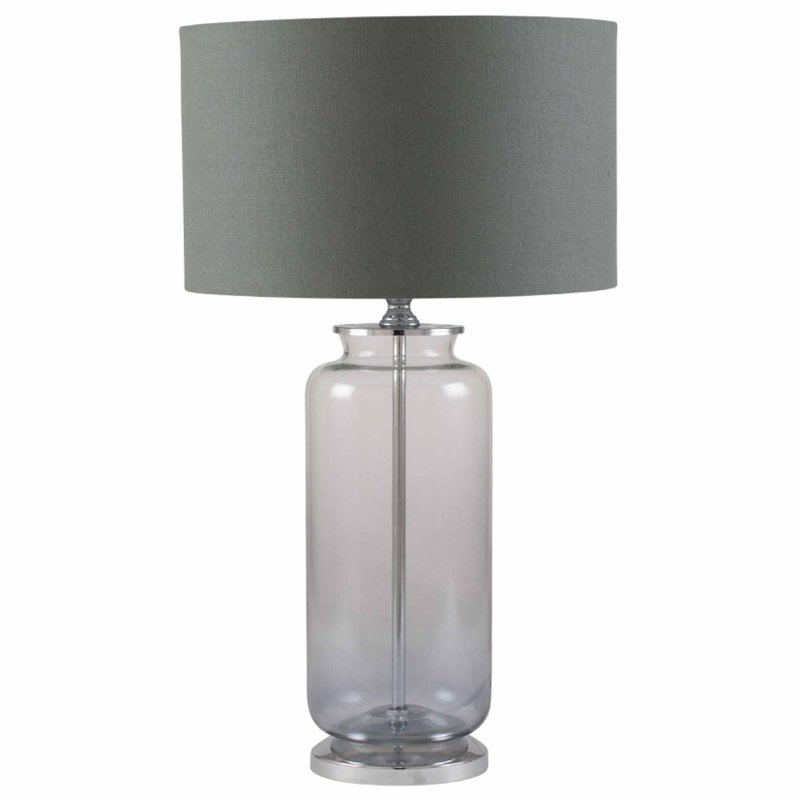 Grey Ombre Glass Lamp