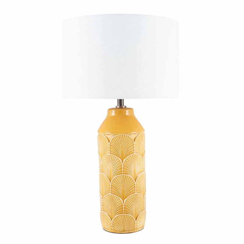 Embossed Mustard Lamp