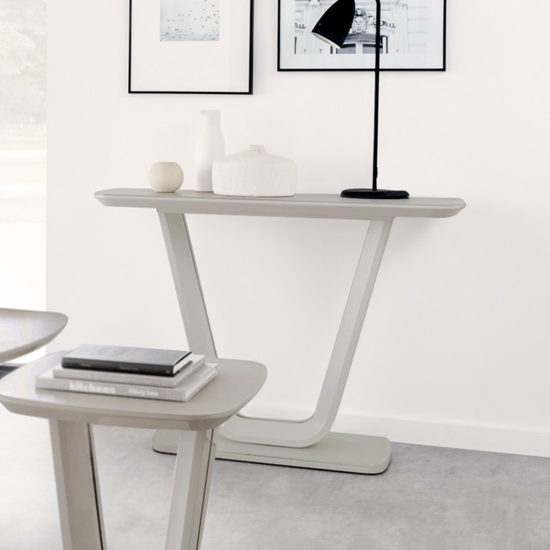 Lazzaro Console Table light grey