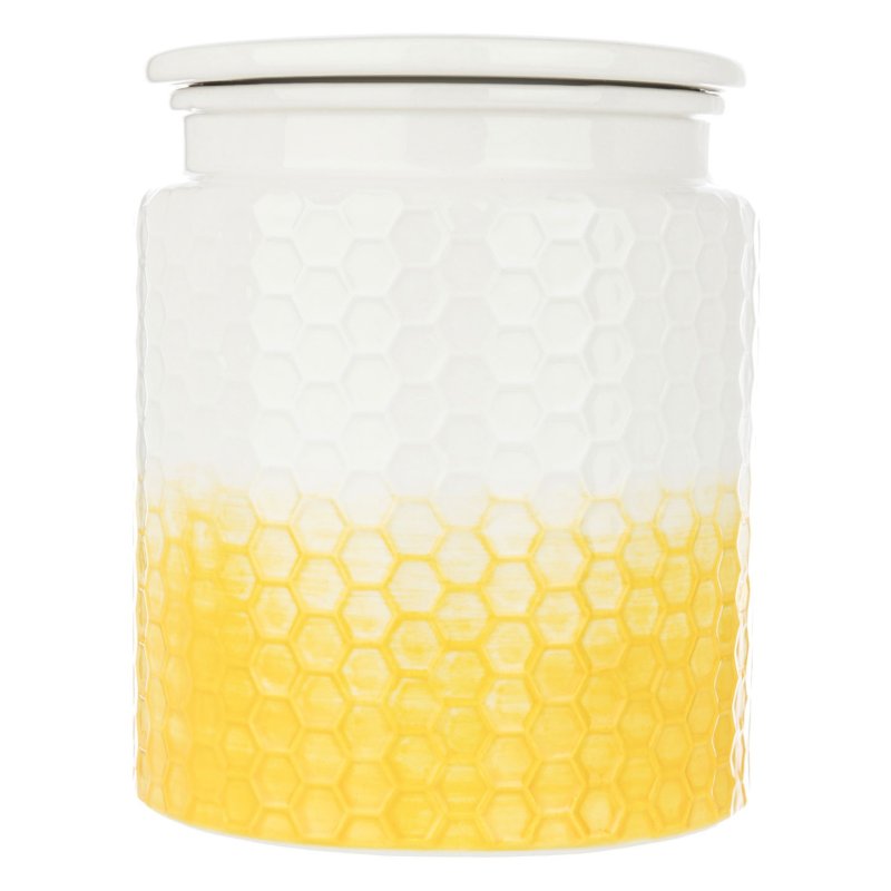 Kitchen Pantry Yellow Storage Canister Large