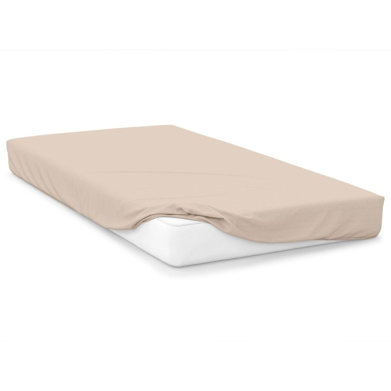 Belledorm Cream 200 Thread Plain Dyed Sheet