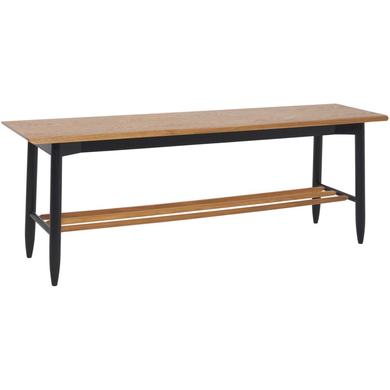 Ercol Monza Dining Bench Angled