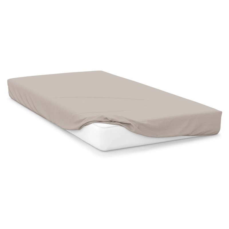 Belledorm Belledorm Mushroom 200 Thread Count Plain Dyed Sheet