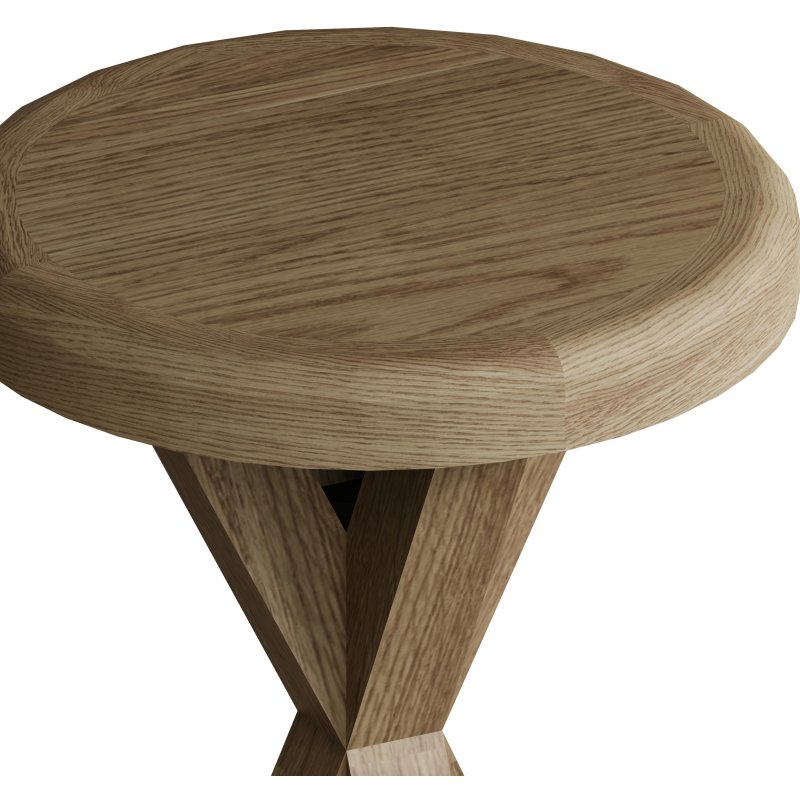 Solid round end table deals