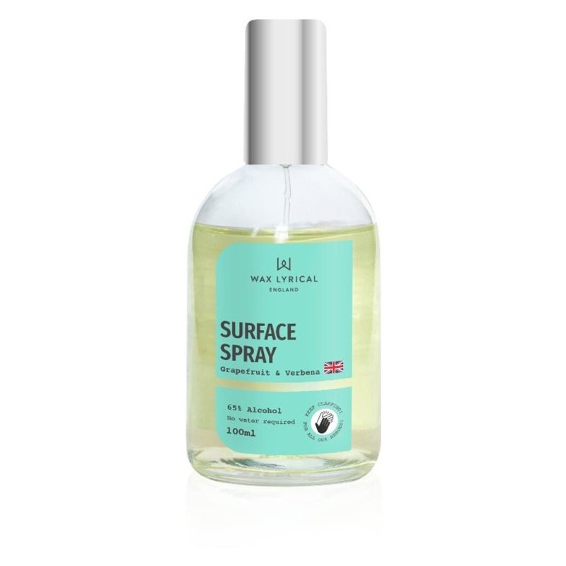 Wax Lyrical 100ml Surface Spray Sanitiser Grapefruit & Verberna