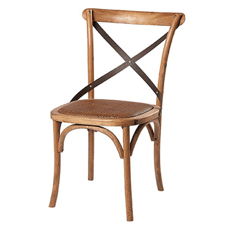 Houston Oak Cross Chair