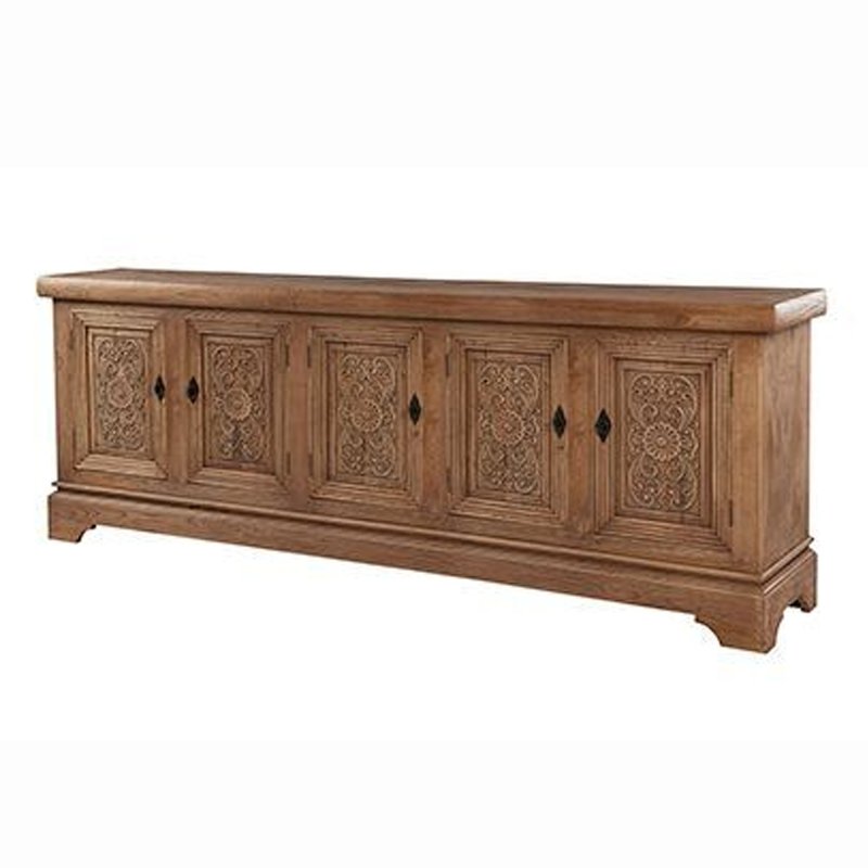 Houston Reclaimed Elm 5 Door Sideboard