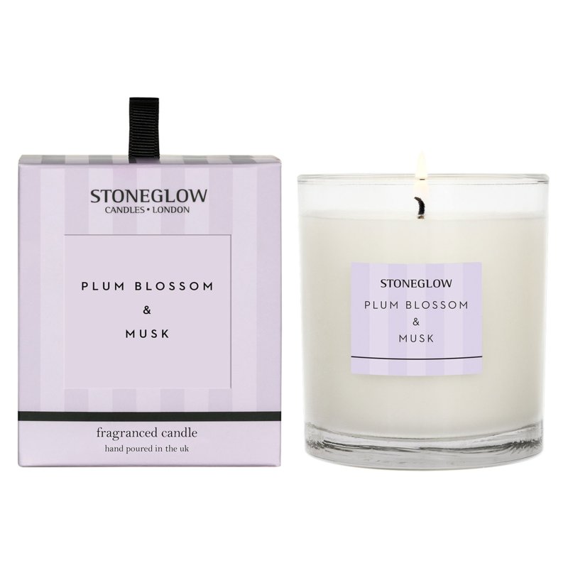Stoneglow Plum Blossom & Musk Candle