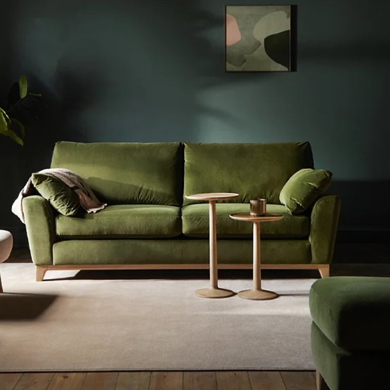 Ercol Novara Large Sofa Green