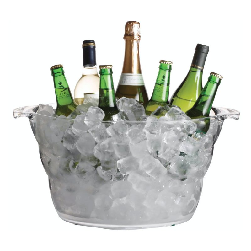 Barcraft Large Acrylic Oval Drinks Pail