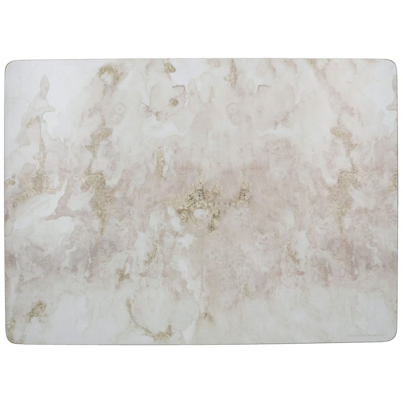 Creative Tops Pack of 4 Large Grey Marble Placemats