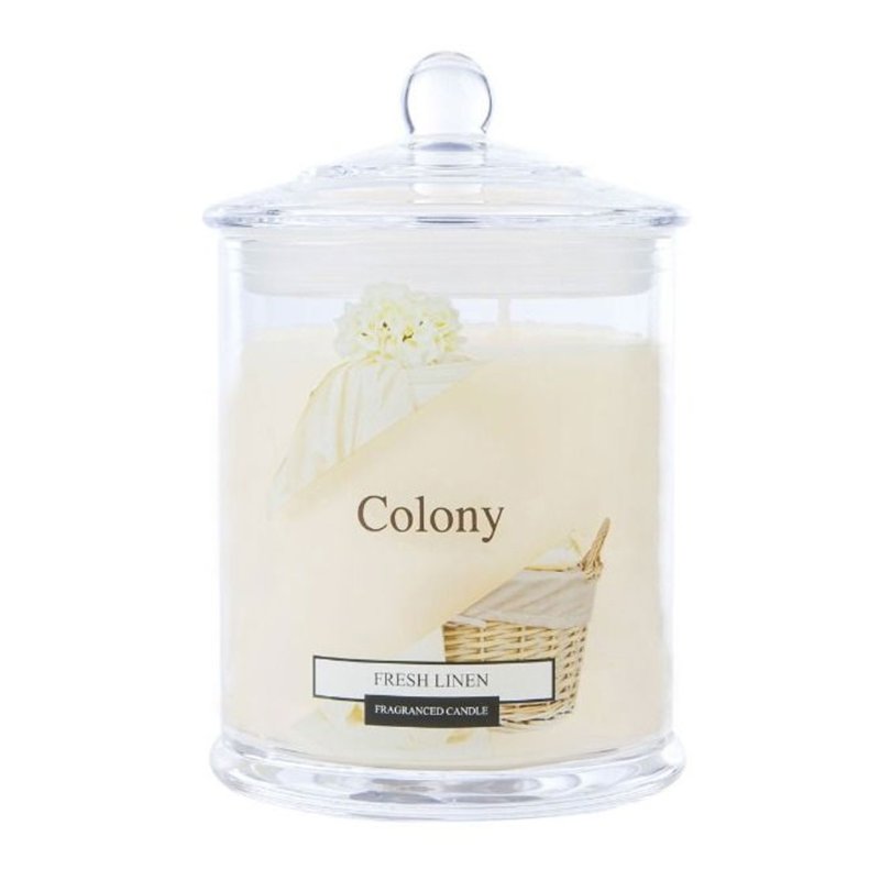 Colony Fresh Linen Small Jar Candle