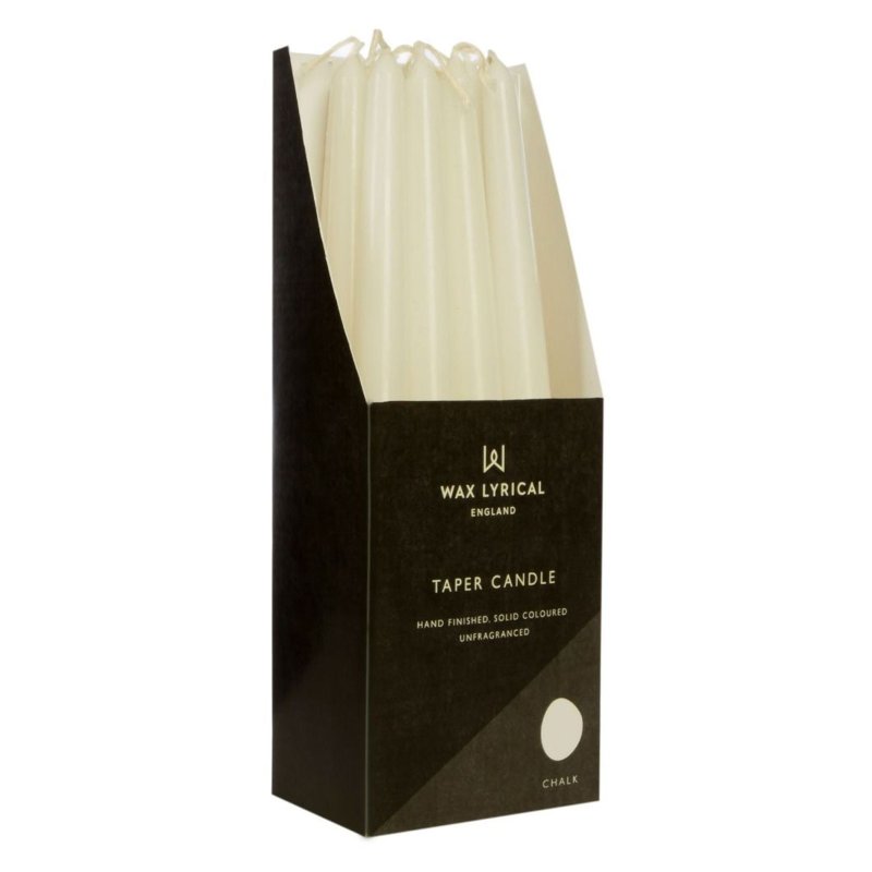 Chalk Tapered Candle
