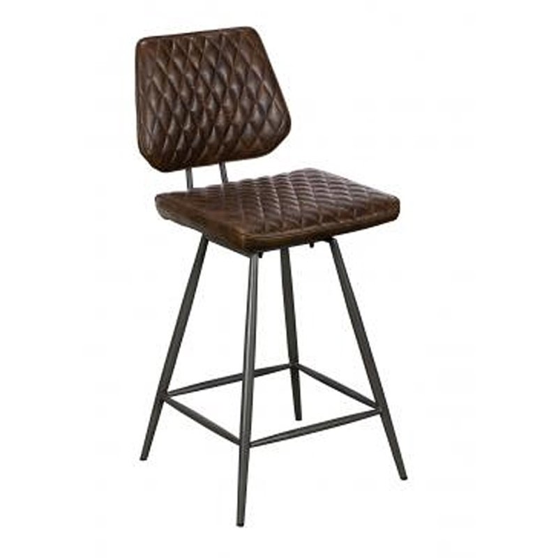 Dalton Bar Stool in Dark Brown