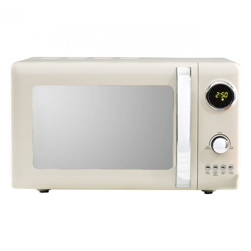Kensington Cream 800w 20Ltr Microwave - Aldiss