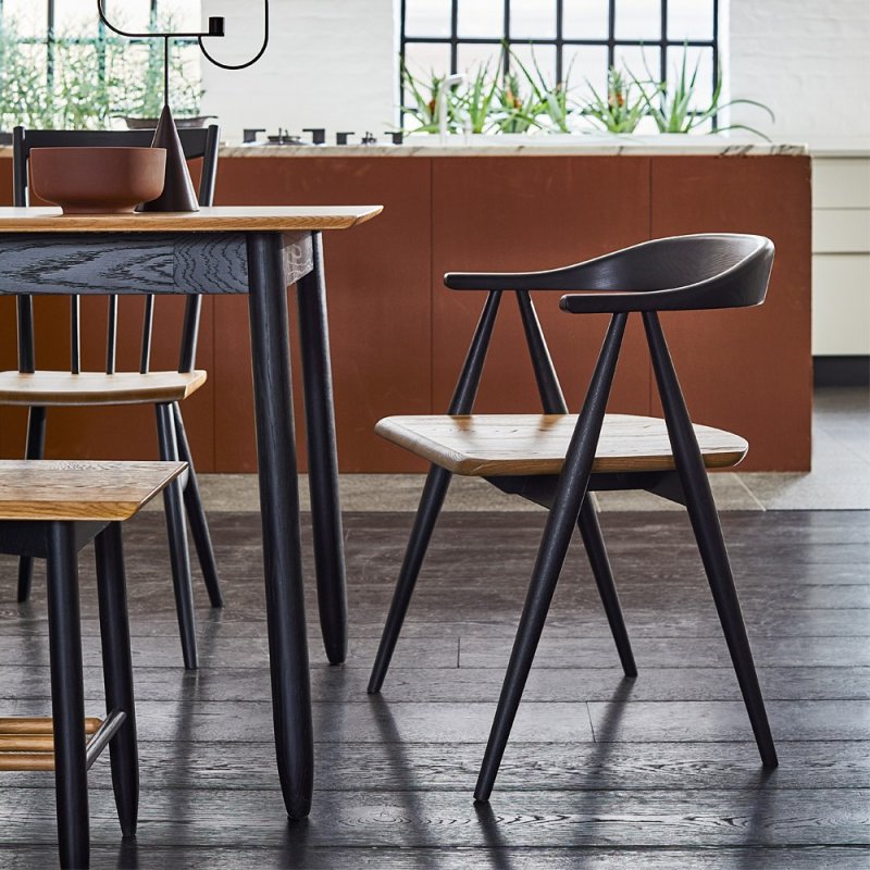 Ercol Monza Med Table Bench 4 Chairs Aldiss of Norfolk