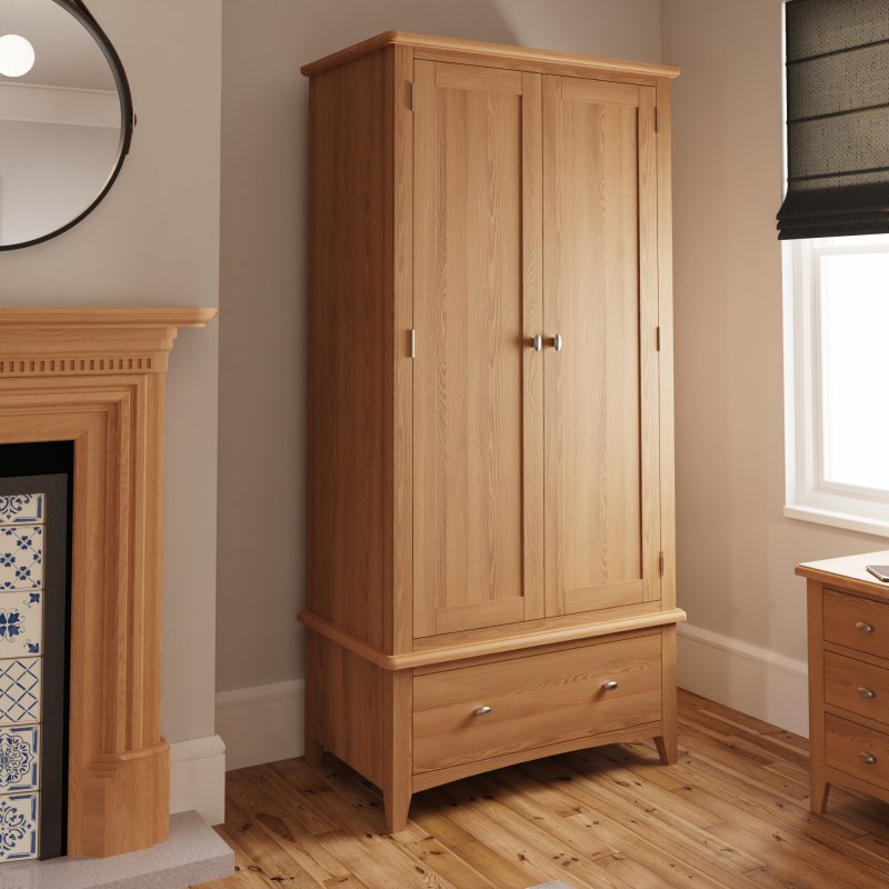 Stiffkey Gents Wardrobe in Oak