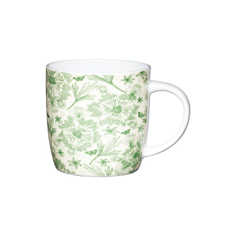 KitchenCraft Botanical Leaf Mug