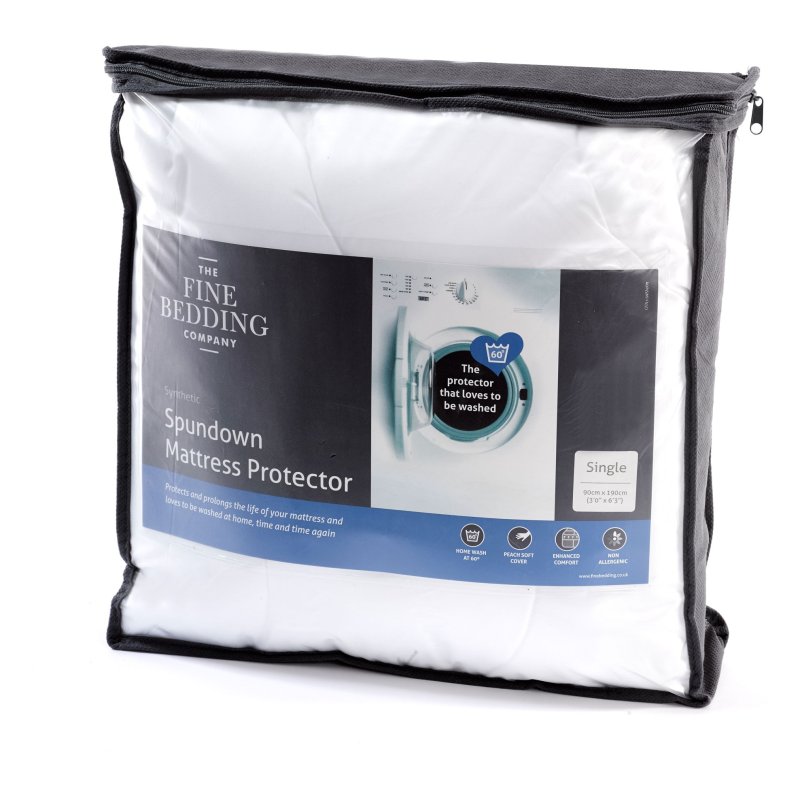 The Fine Bedding Company Spundown Mattress Protector Aldiss