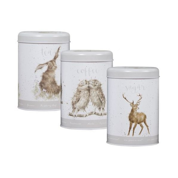 Wrendale Owl Hare & Deer Canisters