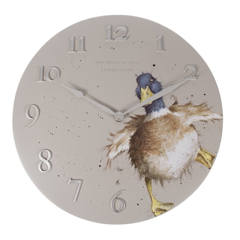 Wrendale A Waddle & A Quack Clock