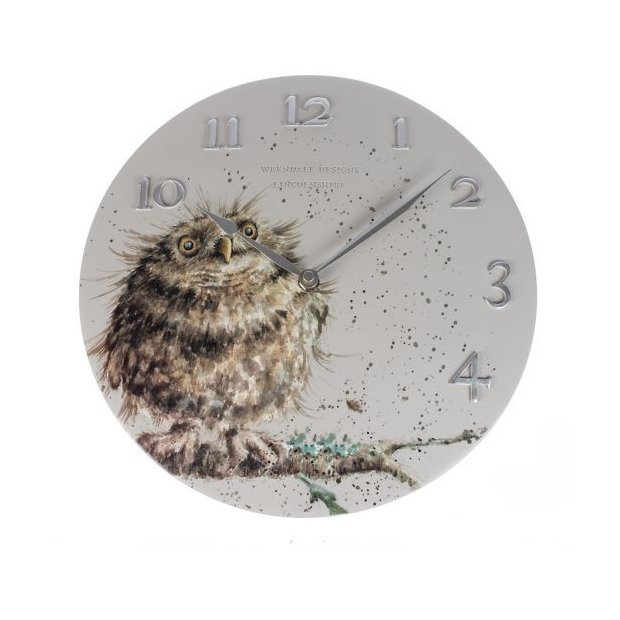 Wrendale Little Owl Clock