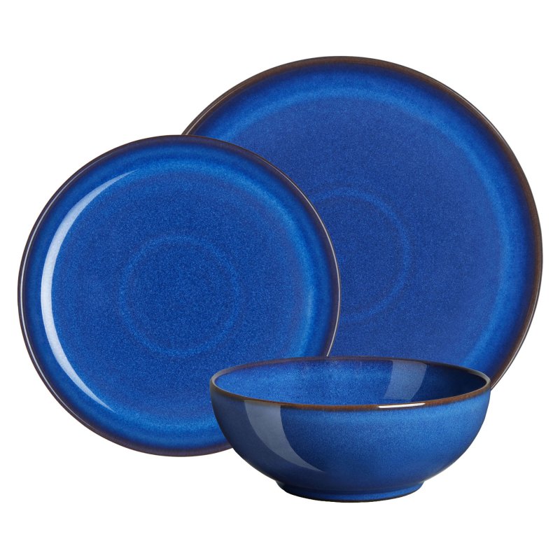 Denby Imperial Blue 12 Piece Coupe Set