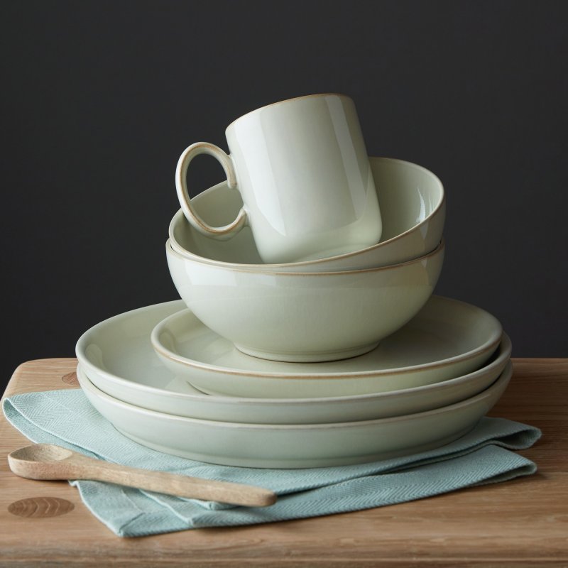Denby linen on sale dinner plate