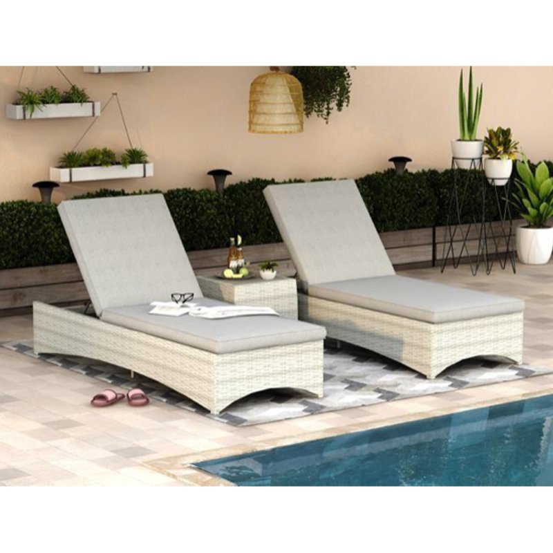 Aruba Sun Lounger Aldiss Rattan Garden Furniture