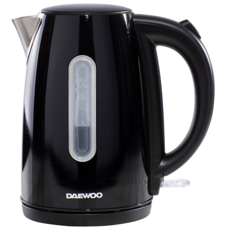 Daewoo Kensington Black 1.7L Jug Kettle